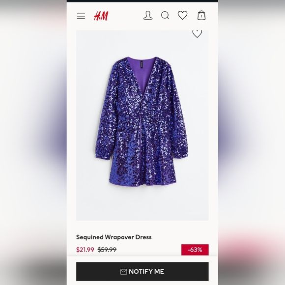 SOLD ⚡️H&M wrap dress - Picture 5 of 5